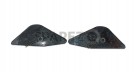 Fit For Royal Enfield New Himalayan 450 Rubber Tank Knee Pad Black and Yellow - SPAREZO
